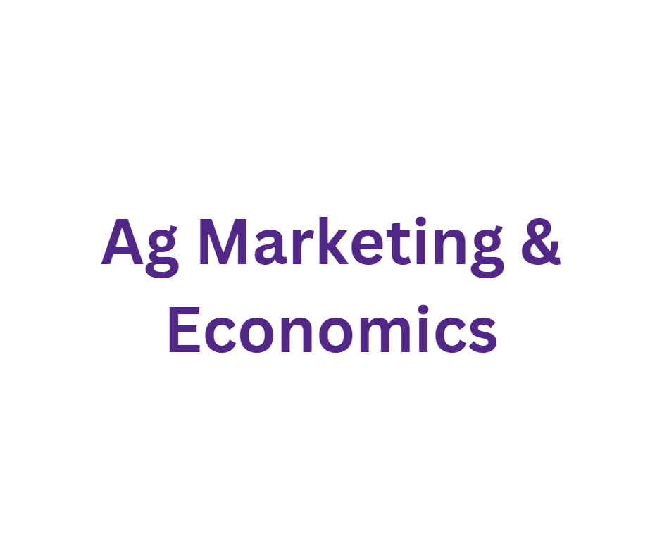 Ag Marketing & Economics