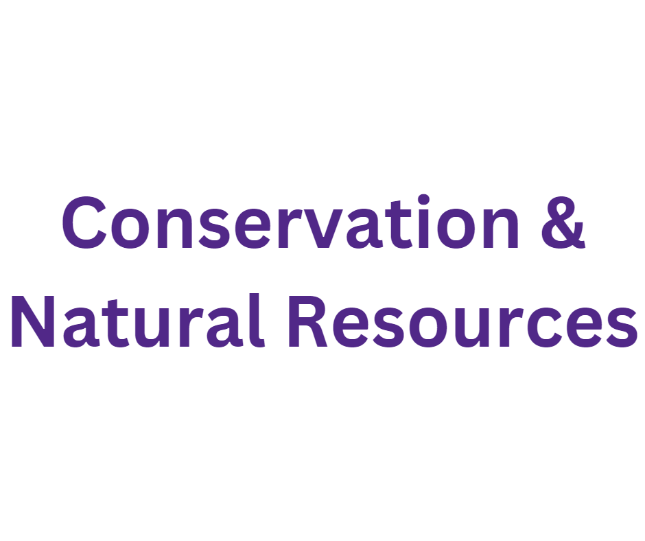 Conservation & Natural Resources